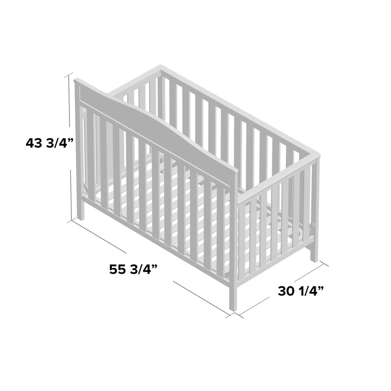 Delta Children Emery 4 in 1 Convertible Crib Reviews Wayfair